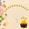 25Pcs Bumble Bee Cupcake Toppers Resin Little Figurine Bee Cupcake Picks Oh Babee Cake Decorations for Bee Theme Baby Shower Kids Boys Girls Birthday Party Decoration Supplies view 4