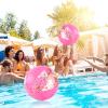 FUTUREPLUSX 2PCS Glitter Beach Balls, 16 Inch Inflatable Pool Toys, for Beach Party Favor view 2
