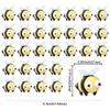 24Pcs Bumble Bee Cupcake Toppers Little Figurine Bee Cupcake Picks Oh Babee Cake Decorations for Bee Theme Baby Shower Kids Boys Girls Birthday Party Decoration Supplies view 2