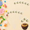 24Pcs Bumble Bee Cupcake Toppers Little Figurine Bee Cupcake Picks Oh Babee Cake Decorations for Bee Theme Baby Shower Kids Boys Girls Birthday Party Decoration Supplies view 4