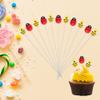 24Pcs Bumble Bee Cupcake Toppers Resin Ladybug Little Figurine Bee Cupcake Picks Oh Babee Cake Decorations for Bee Theme Baby Shower Kids Boys Girls Birthday Party Decoration Supplies view 4