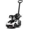 GLACER 3-in-1 Licensed Lamborghini Ride on Push Car, Kids Toy Stroller w/Push Handle, Armrest Guardrail, Under Seat Storage, Horn, Extendable Footrest, Sliding Walker for Boys & Girls (White) view 1