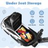 GLACER 3-in-1 Licensed Lamborghini Ride on Push Car, Kids Toy Stroller w/Push Handle, Armrest Guardrail, Under Seat Storage, Horn, Extendable Footrest, Sliding Walker for Boys & Girls (White) view 4