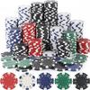 LUOBAO 11.5 Gram Poker Chips Casino Poker Chip for Texas Hold'em, Blackjack Chips,Casino Poker Games Kit,Bulk Poker Chips Set for Card Board Game,Gambling Chips view 1