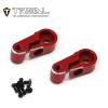 TREAL Aluminum 7075 Servo Horn 25T Steering Servo Arm (2pcs) Compatible with 1/18 TRX4M (Red) view 2