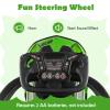 GLACER 3-in-1 Licensed Lamborghini Ride on Push Car, Kids Toy Stroller w/Push Handle, Armrest Guardrail, Under Seat Storage, Horn, Extendable Footrest, Sliding Walker for Boys & Girls (Green) view 3