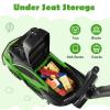 GLACER 3-in-1 Licensed Lamborghini Ride on Push Car, Kids Toy Stroller w/Push Handle, Armrest Guardrail, Under Seat Storage, Horn, Extendable Footrest, Sliding Walker for Boys & Girls (Green) view 4