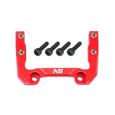 NexxSpeed CNC 7075 Aluminum Steering Servo Mount (RED) - FMS FCX24
