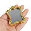 Odoria 1/12 Miniature Wall Mirror Dollhouse Decoration Accessories, Gold view 3