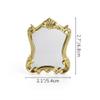Odoria 1/12 Miniature Wall Mirror Dollhouse Decoration Accessories, Gold view 4