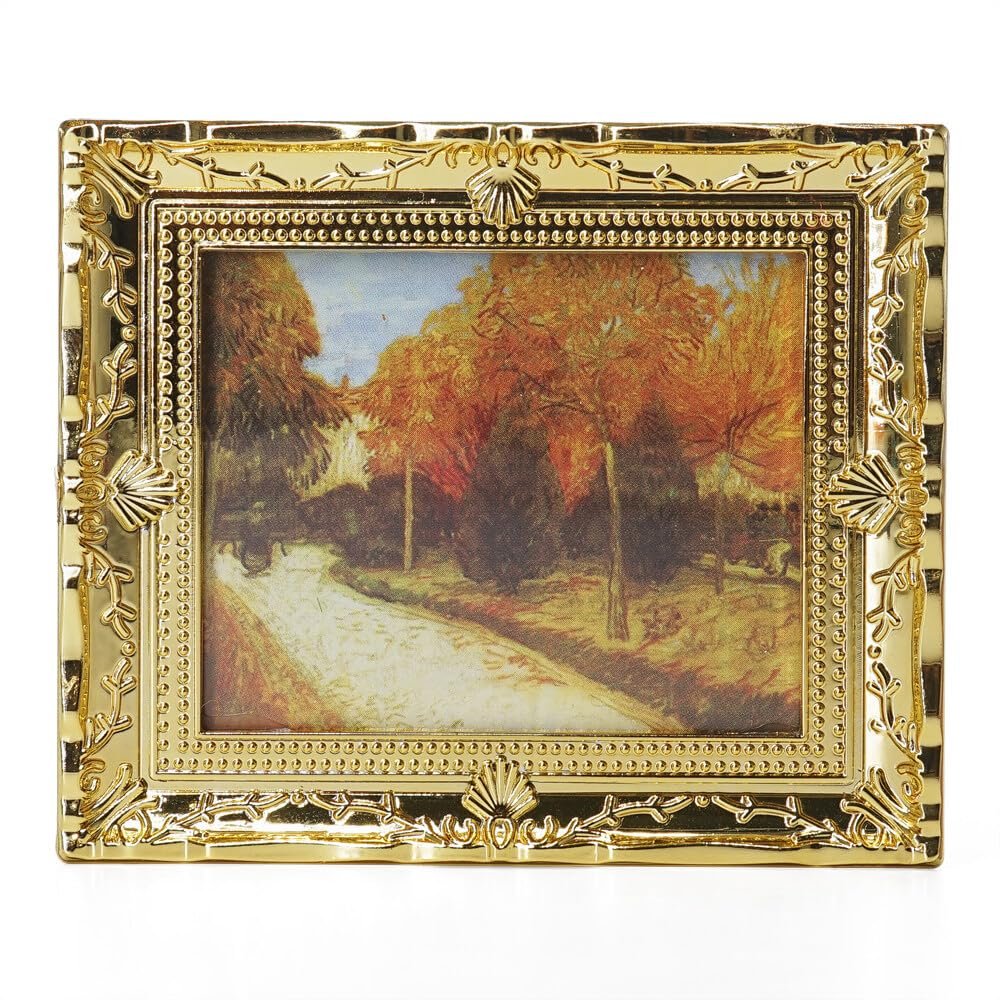 Odoria 1/12 Miniature Framed Wall Art Picture Landscape Painting Dollhouse Accessories