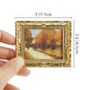 Odoria 1/12 Miniature Framed Wall Art Picture Landscape Painting Dollhouse Accessories view 4