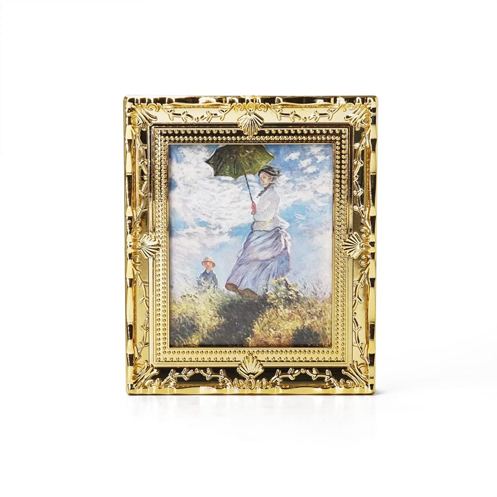 Odoria 1/12 Miniature Framed Wall Art Picture Painting Dollhouse Accessories, Monet