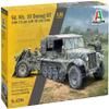 Italeri 6595 SD.Kfz. 10 DEMAG D7 with 7.5 cm Le. IG 18 and Crew, Scale 1:35, Model Kit, Plastic Model to Assemble, Modeling, IT6595 view 1