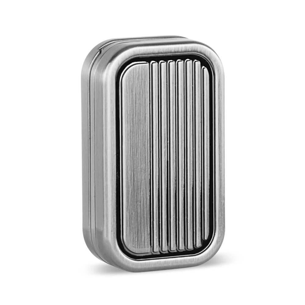 Metal Fidget Toys Adults EDC Fidget Slider Magnetic ADHD Toys Adults for Anxiety and Stress Relieve Autism Cool Office Gadgets for Desk-CP3 Silver