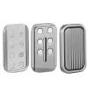 Metal Fidget Toys Adults EDC Fidget Slider Magnetic ADHD Toys Adults for Anxiety and Stress Relieve Autism Cool Office Gadgets for Desk-CP3 Silver view 3