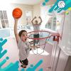 Shindel 6PCS Mini Basketballs, 4.7 inches Inflatable Rubber Basketballs with Pump for Mini Hoop for Kids Indoor Outdoor Play view 3