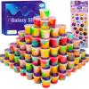 Galaxy Slime Kit 68 Pack, Mini Easter Slime Party Favors for Kids, Slime Bulk Stress Relief Toys for Girls Boys, Soft & Non-Sticky, Goodie Bag Stuffers, Putty Toy for Kids view 1