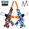 ONEXIZ 2 Set Electric Splatter Blaster Toy, Outdoor Team Games, Christmas, Halloween, Birthday, New Year Gift for Ages 14+Classic Red + Classic Blue view 1