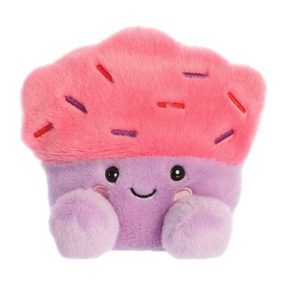Aurora Adorable Palm Pals Marzia Cupcake Stuffed Animal - Fun Collectible Plush for Kids and Adult Collectors - Perfect for Decorating Rooms and Birthday Gifts - Pink 5 Inches