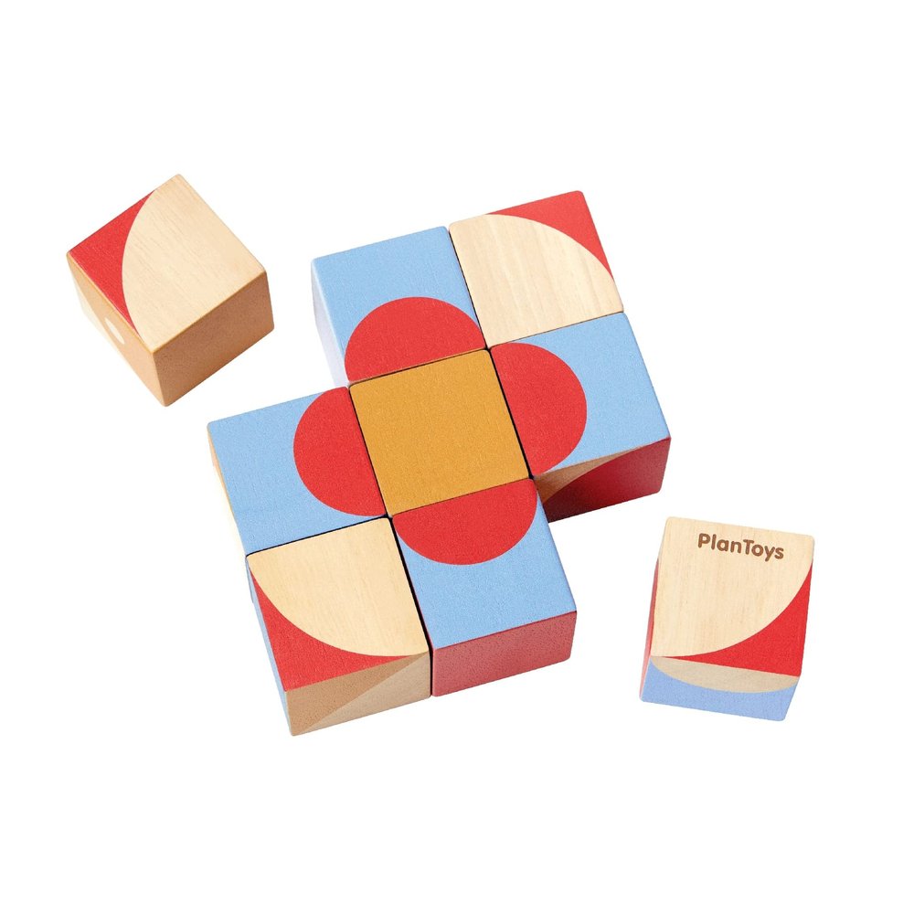 PlanToys Geo Pattern Cubes (4648)