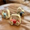 PlanToys Vroom Truck Wooden Push Toy for Toddlers | Eco-Friendly Toddler Push Car for Indoor Play | Montessori Fine Motor Learning Toys for Kids view 2