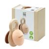 PlanToys Shake N Clap Baby Rattle Toy | Montessori Wooden Infant Sensory Toy for Newborns | Natural Grasping & Teething Alternative | Non-Toxic, Eco-Friendly Baby Developmental Toy view 1