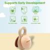 PlanToys Shake N Clap Baby Rattle Toy | Montessori Wooden Infant Sensory Toy for Newborns | Natural Grasping & Teething Alternative | Non-Toxic, Eco-Friendly Baby Developmental Toy view 4