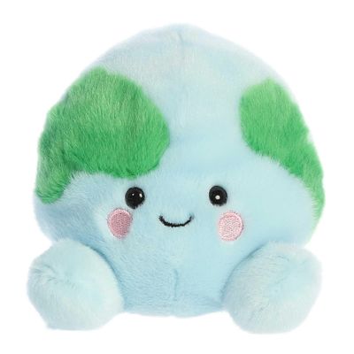Aurora Adorable Palm Pals Eve Earth Stuffed Animal - Fun Collectible Plush for Kids and Adult Collectors - Perfect for Decorating Rooms and Birthday Gifts - Blue 4.5 Inches