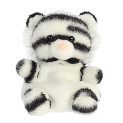 Aurora Adorable Palm Pals Kira White Tiger Stuffed Animal - Fun Collectible Plush for Kids and Adult Collectors - Perfect for Decorating Rooms and Birthday Gifts - White 6 Inches