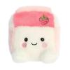 Aurora Adorable Palm Pals Fresa Strawberry Milk Stuffed Animal - Fun Collectible Plush for Kids and Adult Collectors - Perfect for Decorating Rooms and Birthday Gifts - Pink 5 Inches view 1