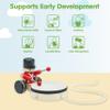 PlanToys Wooden Pull Along Drummer | Musical Toy That Encourages Rhythm, Coordination & Focus | Montessori Eco-Friendly Educational Toy for Active & Imaginative Play view 4