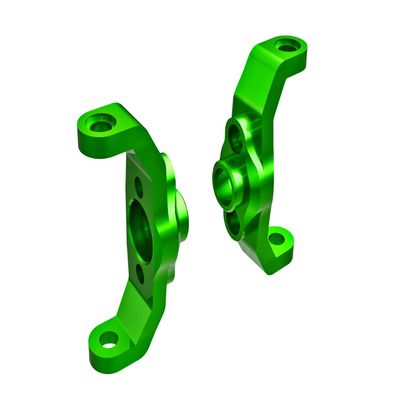 Traxxas 9733-GRN Caster blocks, 6061-T6 Aluminum (Green-Anodized) (Left & Right)