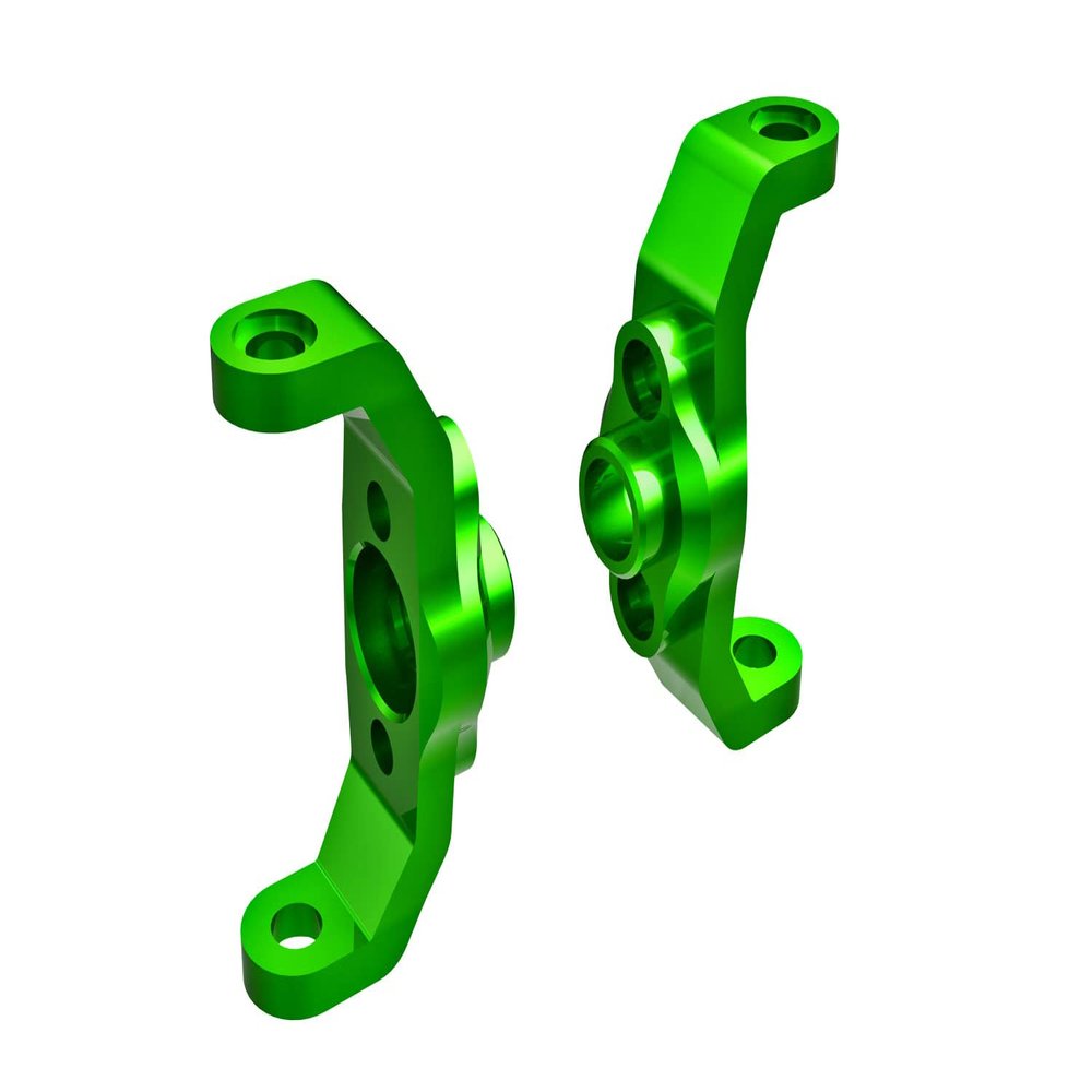 Traxxas 9733-GRN Caster blocks, 6061-T6 Aluminum (Green-Anodized) (Left & Right)