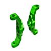 Traxxas 9733-GRN Caster blocks, 6061-T6 Aluminum (Green-Anodized) (Left & Right) view 1