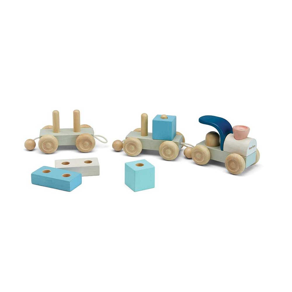 PlanToys Stacking Train Trio - Orchard Collection (5738)