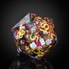 UDIXI Giant D20 DND Dice 160mm with Sharp Edges and Hundreds Inclusions, Large 20 Sided Dice for Role Playing Game, Handmade D&D Ornaments for Home Decor view 1