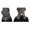 Yesness Realistic Furry Halloween Horror Mask Plush Bear Costume with Moving Jaw, Mouth Moveable Bear Head Mask for Halloween Party Cosplay Costume, Grey (Grey) view 2