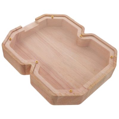 ibasenice Wooden Piggy Bank Transparent Window Boys and Girls Money Saving Box for Developing Savings Habits Boys Girls for Home Use