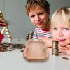 ibasenice Wooden Piggy Bank Transparent Window Boys and Girls Money Saving Box for Developing Savings Habits Boys Girls for Home Use view 2