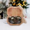 ibasenice Wooden Piggy Bank Transparent Window Boys and Girls Money Saving Box for Developing Savings Habits Boys Girls for Home Use view 4