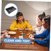 BIUDECO Chip Tray Texas Holdem Desktop Accessories Poker Dealer Chip Tray Table Chip Holder Tray Plastic Poker Chips Tray Table Plastic Chip Tray Plastic Poker Chips Tray Poker Chip Holder view 2
