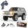 EAZYRC X FMS FCX24 1/24 Chevy K5 Blazer 1976s RC Rock Crawler 4x4 RTR Black, with Lisense RC Truck, 4WD 5Km+ 2-Speed Transmission,RC Car for Gift view 1