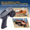 EAZYRC X FMS FCX24 1/24 Chevy K5 Blazer 1976s RC Rock Crawler 4x4 RTR Black, with Lisense RC Truck, 4WD 5Km+ 2-Speed Transmission,RC Car for Gift view 4