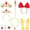 Princess Dress Costume for Toddler Girls Girls Birthday Halloween Cosplay Party with Accessories 8-9 Years (140cm) view 2