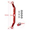 Benedict Harry Metal Body Chassis Tie Rods Steering Link Tie Rod for RC 1:18 TRX4-M Crawler Upgrade(Red) view 2