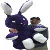 Big Plush Extra Large Giant Stuffed Purple Bunny 62 inches in Big Box Fully Stuffed & Ready to Hug - Huge Soft Easter Rabbit Plushie Made in USA view 2