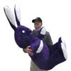 Big Plush Extra Large Giant Stuffed Purple Bunny 62 inches in Big Box Fully Stuffed & Ready to Hug - Huge Soft Easter Rabbit Plushie Made in USA view 4