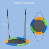 Swings Seats New Oxford Cloth Swing Outdoor Children Entertainment Round Toy Swing Sturdy Garden Patio Swing Durable Hanging Chair Play Set Swings (Color : Rainbow) view 2