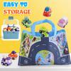 Kiddiworld Mini Car Toys for 1 Year Old Boy Gifts, 12 Sets Pull-Back Trucks with Playmat/Storage Box for Toddlers Age 1-2, Baby Toys 12-18 Months, 1st Christmas Birthday Gifts for One Year Olds view 3